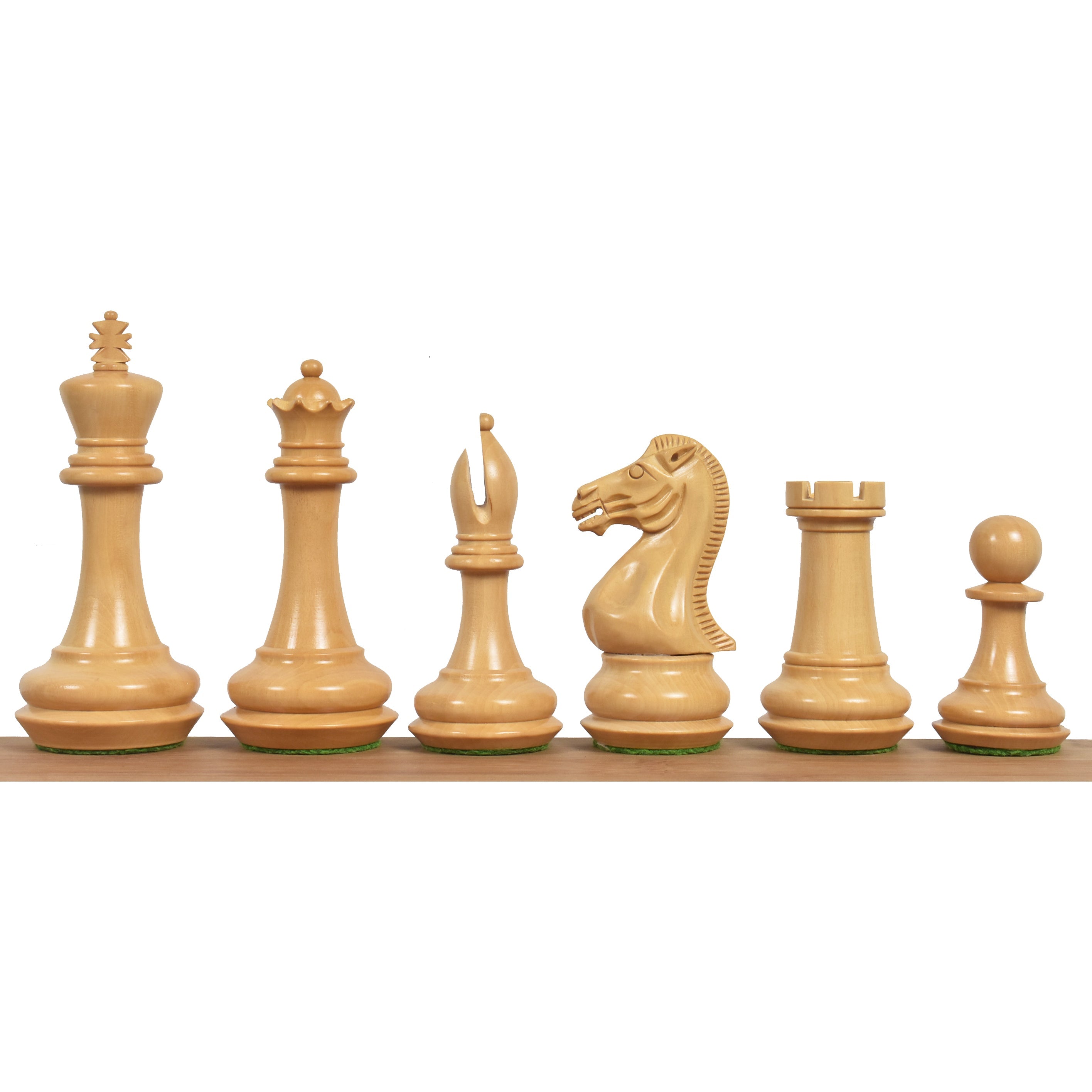 Chamfered Base Staunton 104mm Chess Pieces