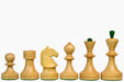 Stained green ash burl chess pieces with a 95mm king and weighted felted bases