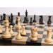 Ebonised Boxwood chessmen cut for 35 to 40mm squares