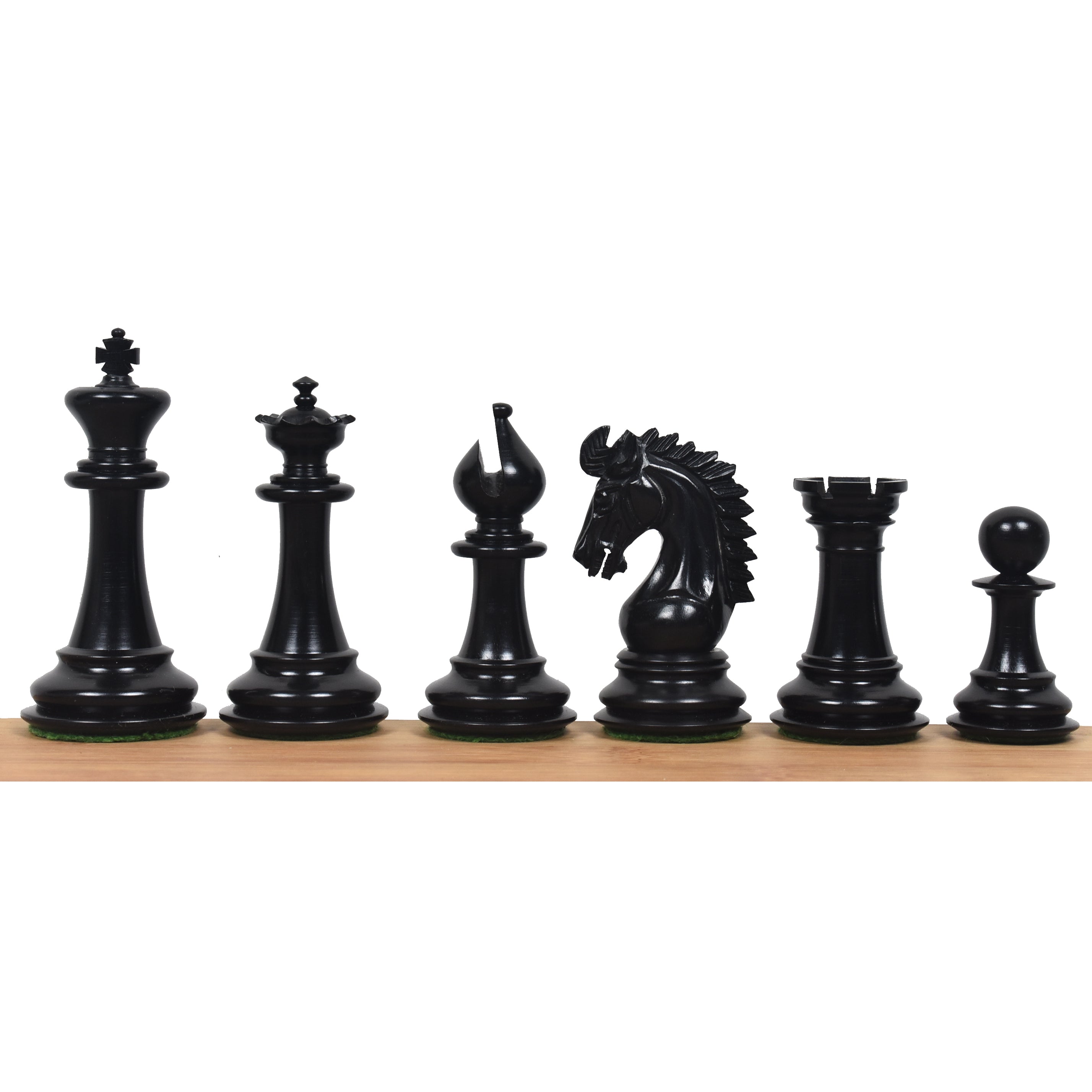 Emperor Series Staunton Ebony 94mm Chess Pieces