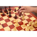 Bud Rosewood and Boxwood chessmen sized for 45 to 50 mm squares