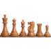Knight and rook from the ebony and antiqued boxwood chessmen