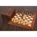 Golden Rosewood chessmen cut for 40 to 50mm squares