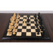 Ebony Wood and Boxwood chessmen with a 47mm king base