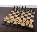 Ebony Wood chessmen cut for 55 to 65mm squares