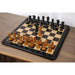 34 piece chessmen set in Ebonised Boxwood and Antiqued Boxwood