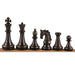 Staunton Inspired Brass 109mm Chess Pieces