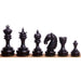34 piece chessmen set in Ebony and Boxwood