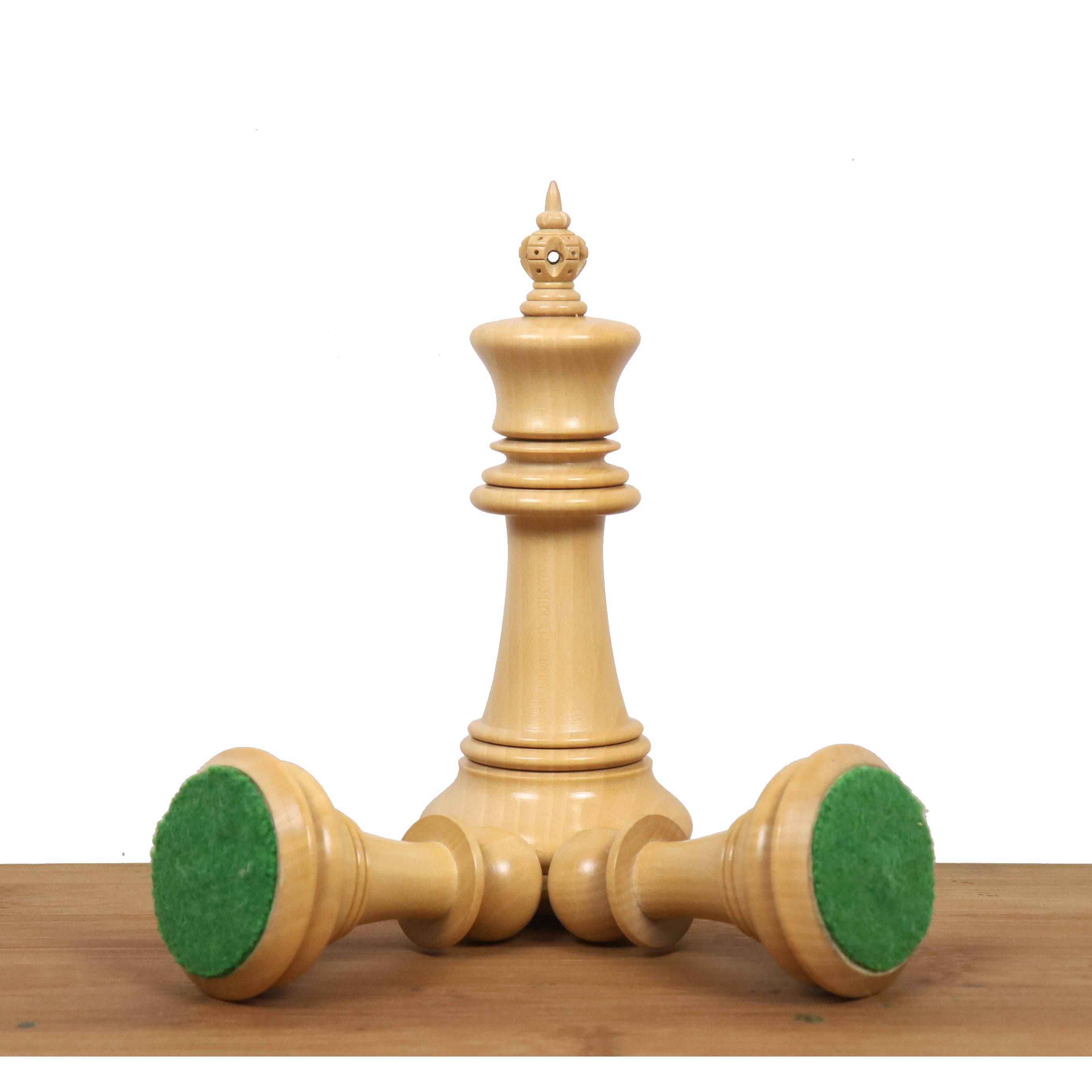 Spartacus Staunton chess pieces in ebony wood, 117mm king