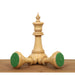 Spartacus Staunton chess pieces in ebony wood, 117mm king