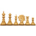 Ebony Wood chessmen cut for 55 to 65mm squares