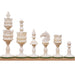 Lotus Series Hand Carved Camel Bone 103mm Chess Pieces