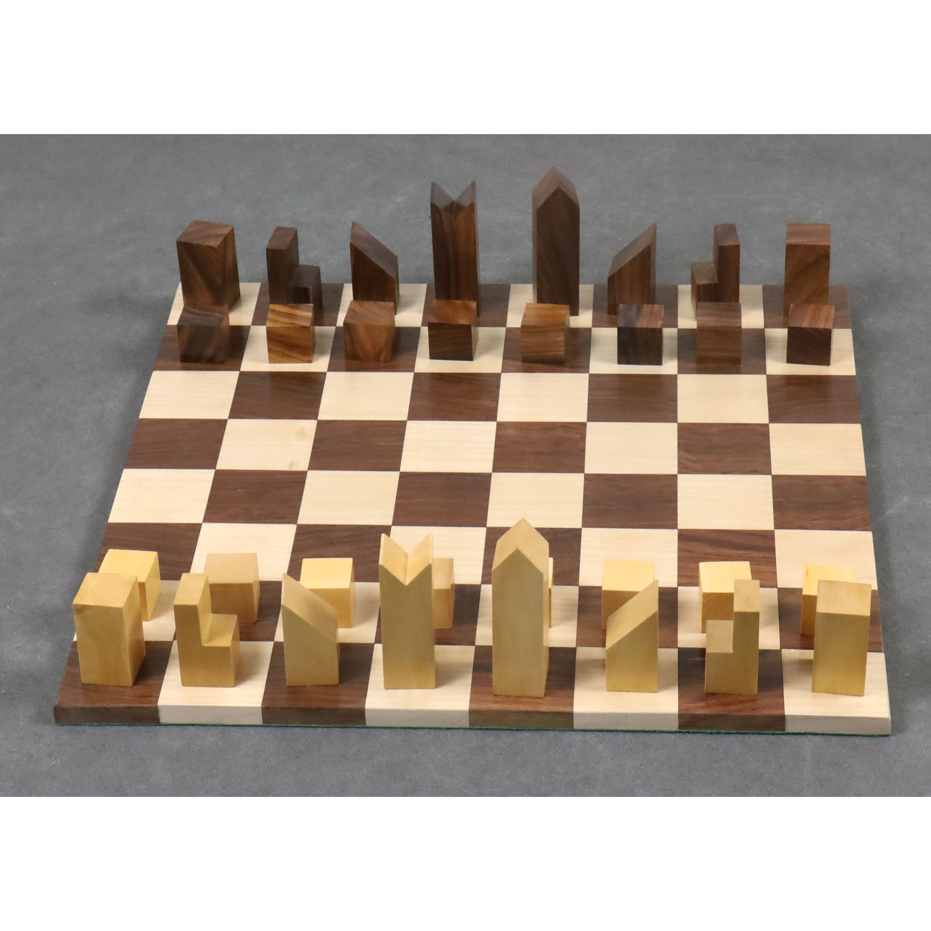 Knight and rook from the golden rosewood chessmen