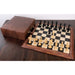 Ebony Wood and Boxwood chessmen cut for 50 to 60mm squares