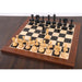 Ebony Wood chessmen cut for 55 to 65mm squares