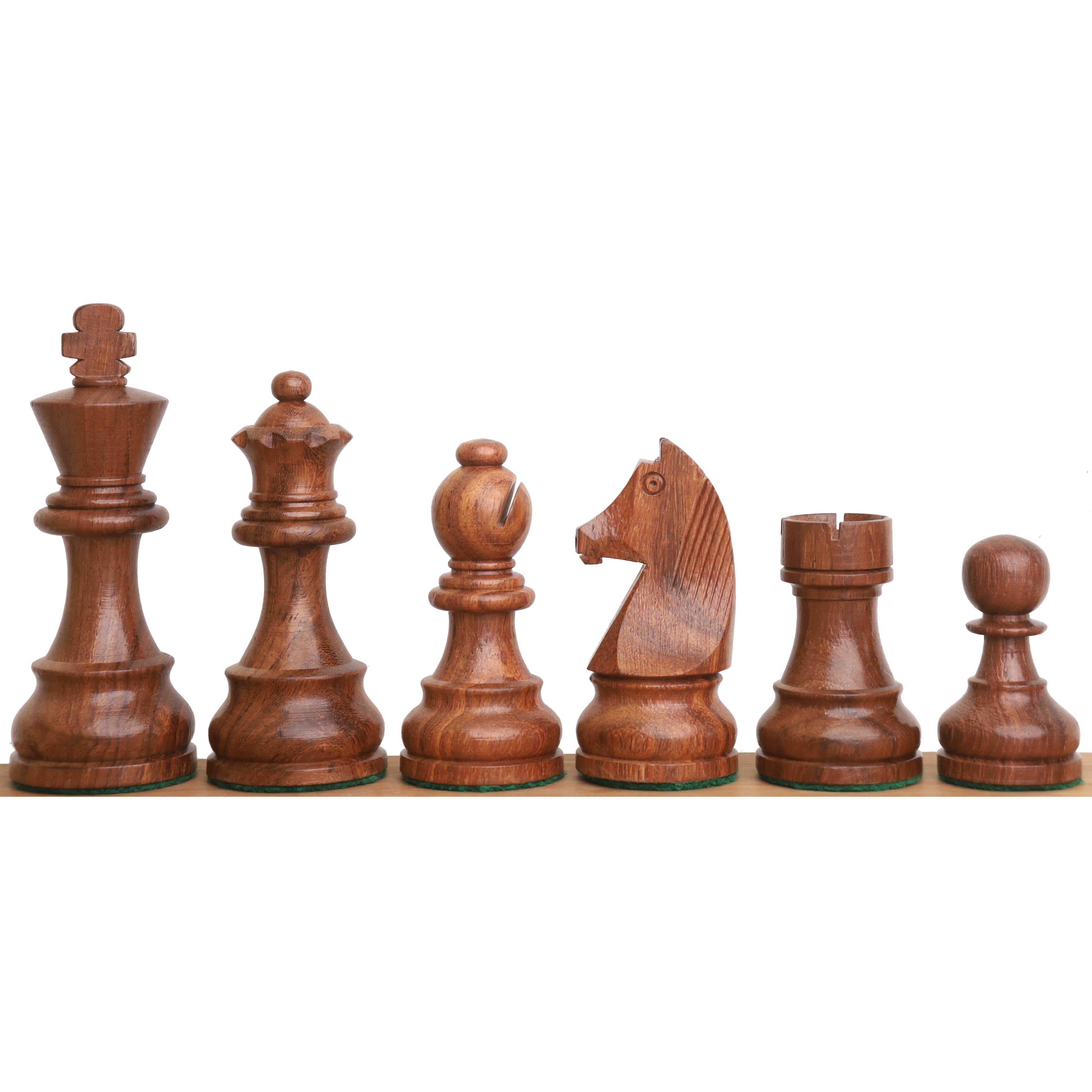 Sheesham queen and pawns from the Tournament pattern