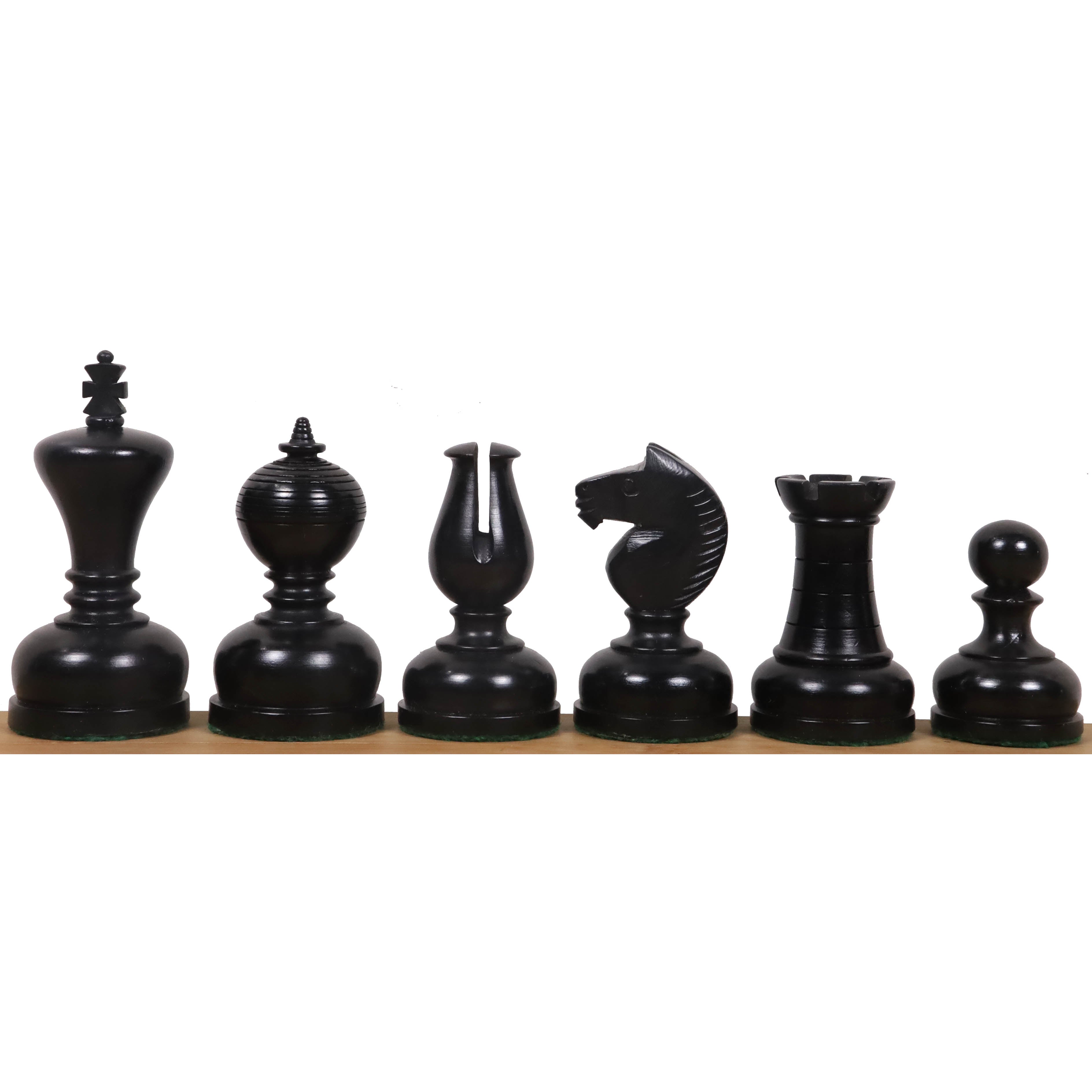 Library Series Staunton 79mm Chess Pieces