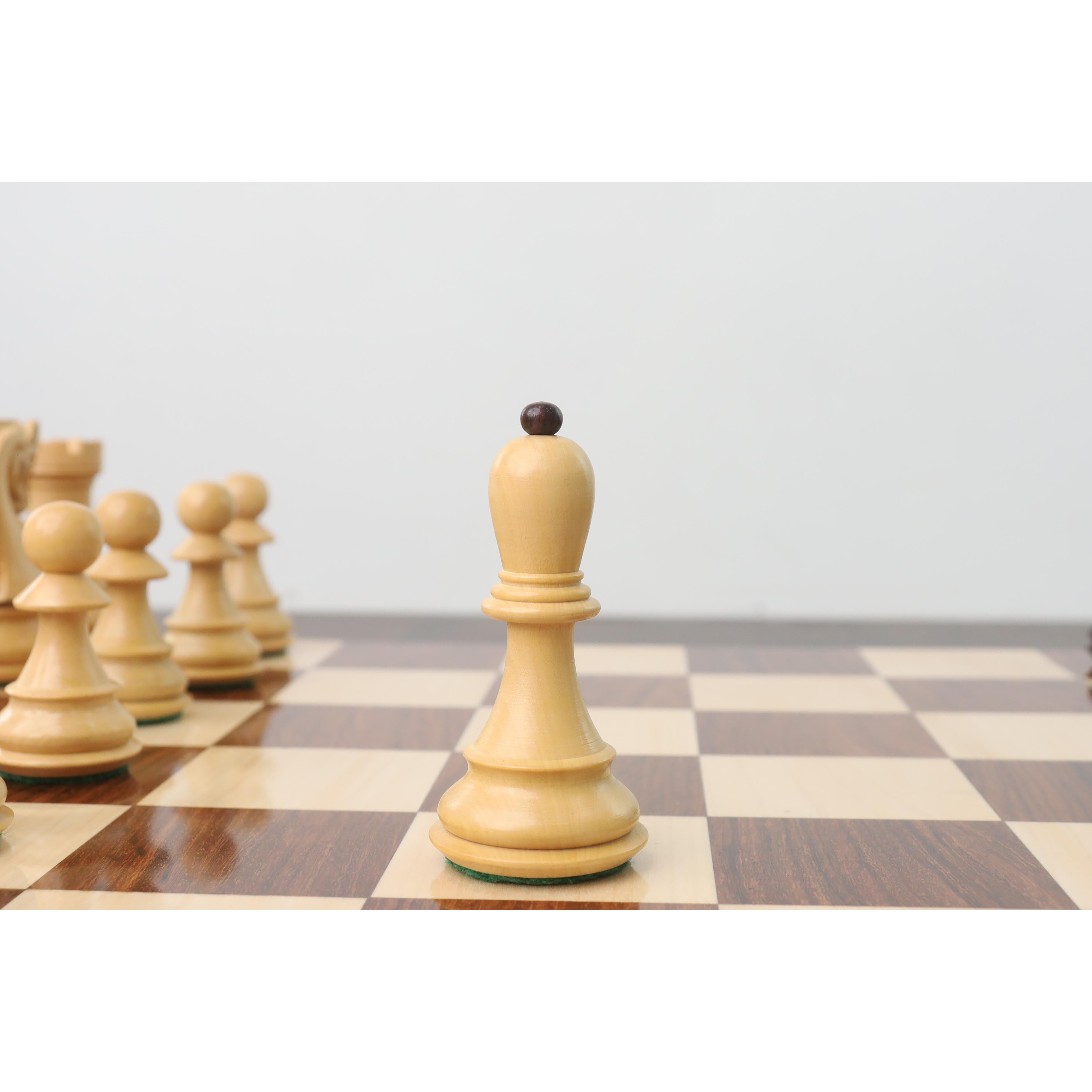 Russian Zagreb 59 Rosewood 98mm Chess Pieces
