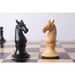 Ebony Wood chessmen at 1,600 grams complete