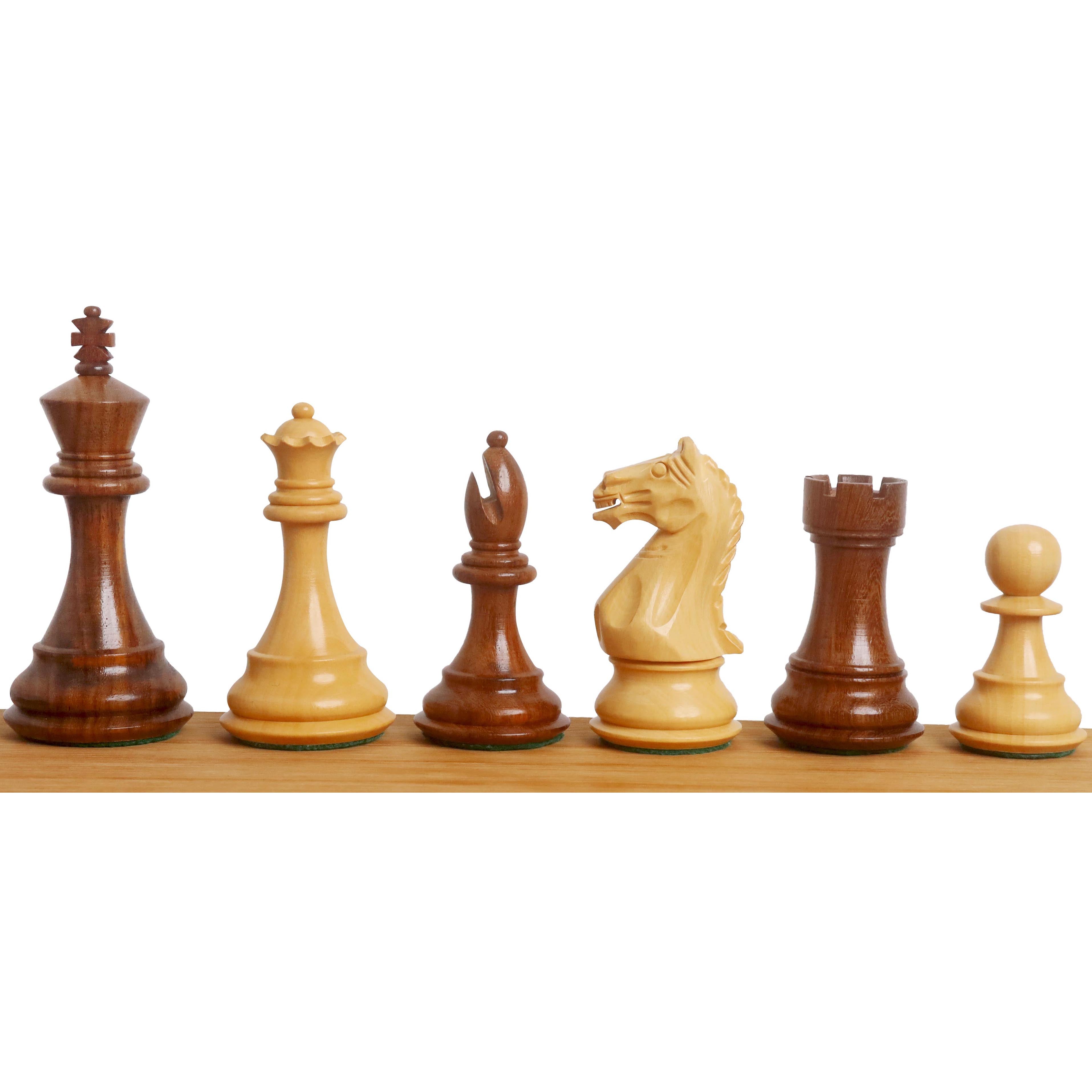 Fierce Knight Staunton 102mm Chess Pieces
