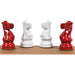 Painted Lacquered Staunton 97mm Chess Pieces