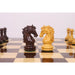 Rose Wood and Boxwood chessmen sized for 55 mm squares