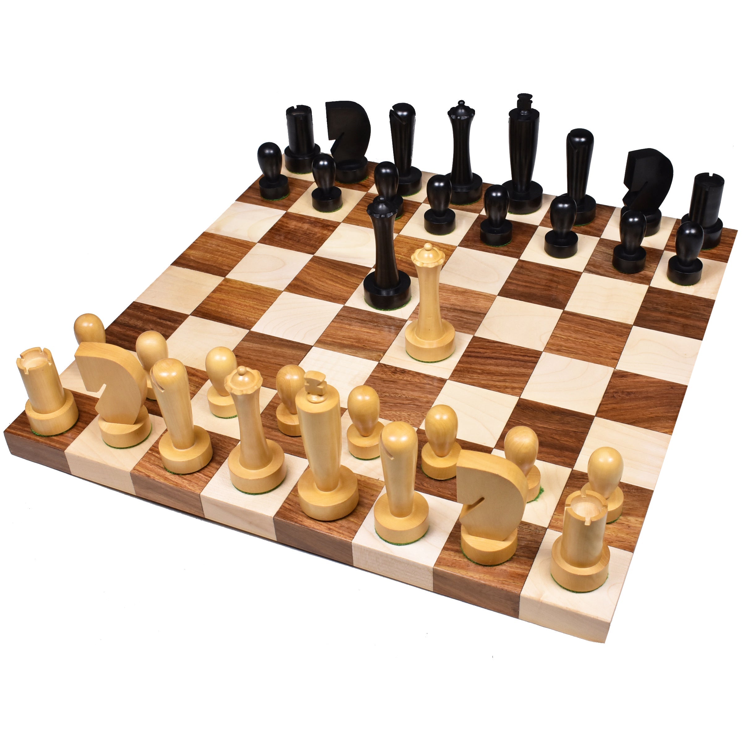 Berliner Modern Minimalist 98mm Chess Pieces