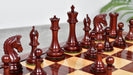 Bud rosewood Imperial chess pieces in Australia, boxwood light pieces and 112mm king