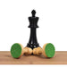 Lessing Staunton Ebony 98mm Chess Pieces