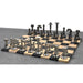 Contemporary Brass 78mm Chess Pieces