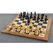 Bath Staunton chess pieces in ebony, 118mm king