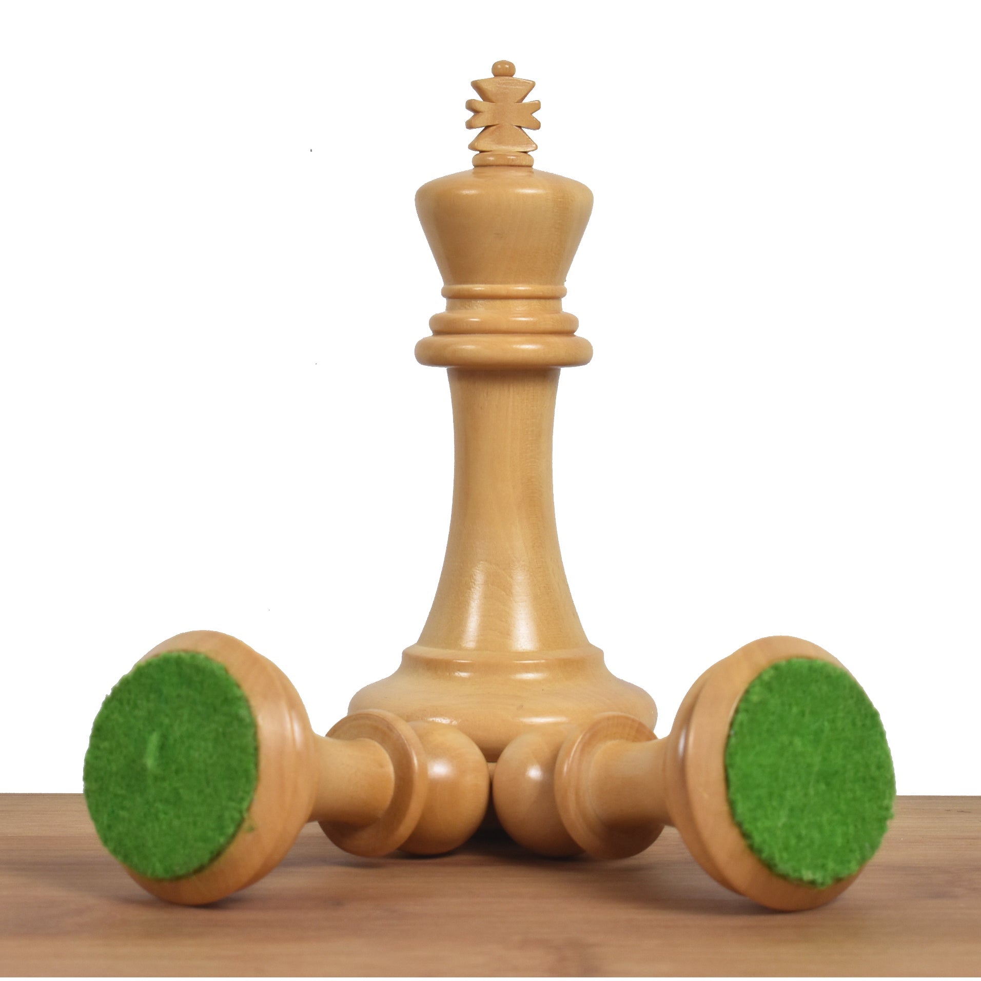 Chamfered Base Staunton 104mm Chess Pieces
