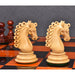 Carvers' Art chess pieces in bud rosewood, 114mm king