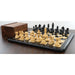 Ebonised Boxwood chessmen at 1,000 grams complete