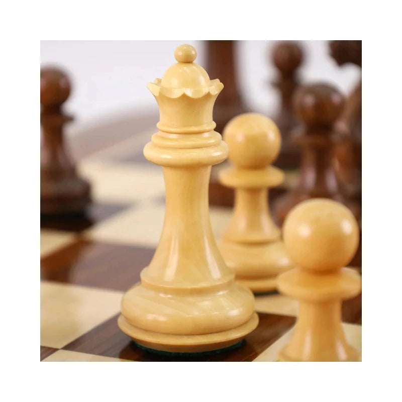 56cm Tournament Chess Table & Pieces Bundle