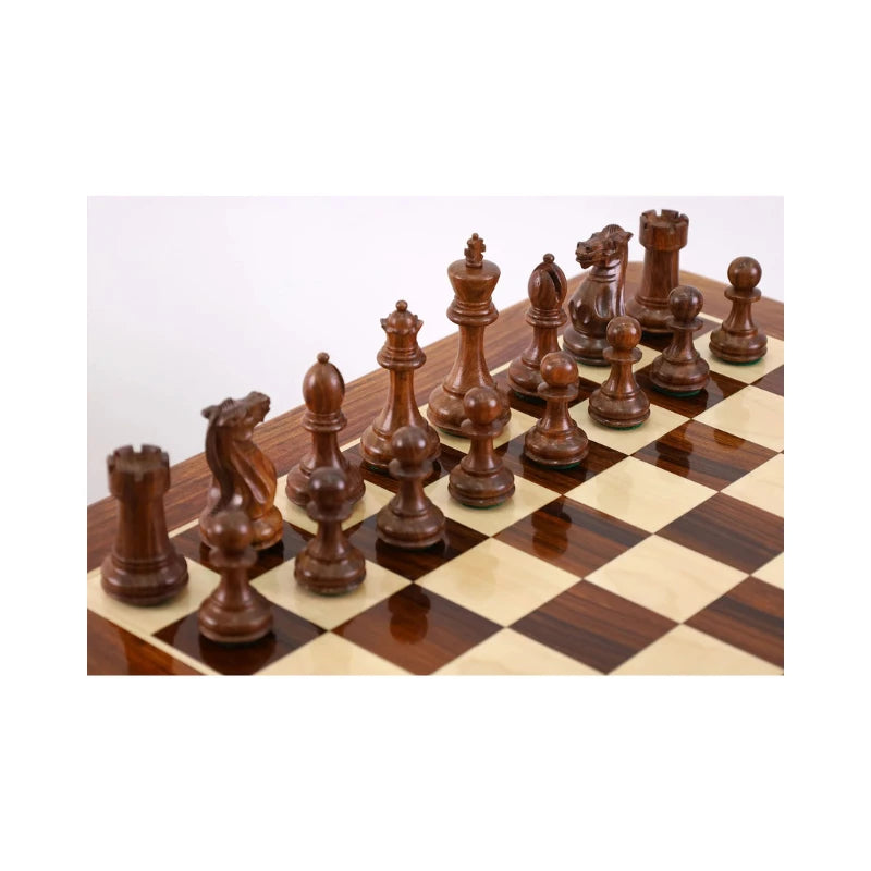 56cm Tournament Chess Table & Pieces Bundle