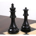 Ebony Wood and Boxwood chessmen with a 42mm king base