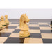 Knight and rook from the ebonised boxwood chessmen