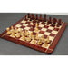 Stallion Staunton chess pieces in bud rosewood, 105mm king