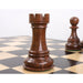 Jumbo Pro Staunton chess pieces in golden rosewood, 159mm king