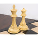 Jumbo Pro Staunton chess pieces in ebony wood, 159mm king