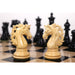 Spartacus Staunton chess pieces in ebony wood, 117mm king