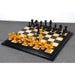 Knight and rook from the Antiqued Boxwood and Ebonised Boxwood chessmen