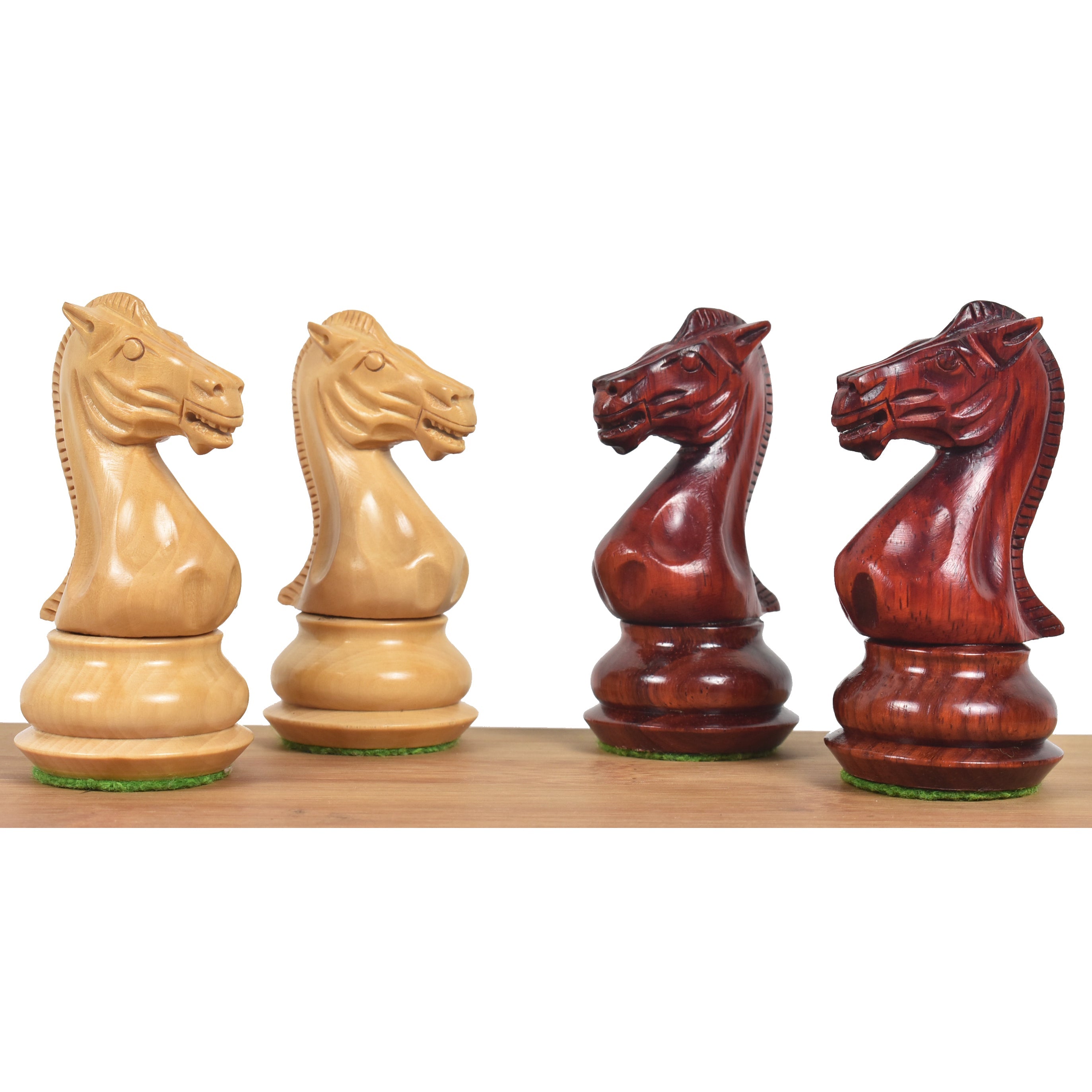 Chamfered Base Staunton 104mm Chess Pieces