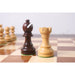Knight and rook from the rosewood chessmen