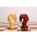 Imperator Staunton chess pieces in bud rosewood, 108mm king