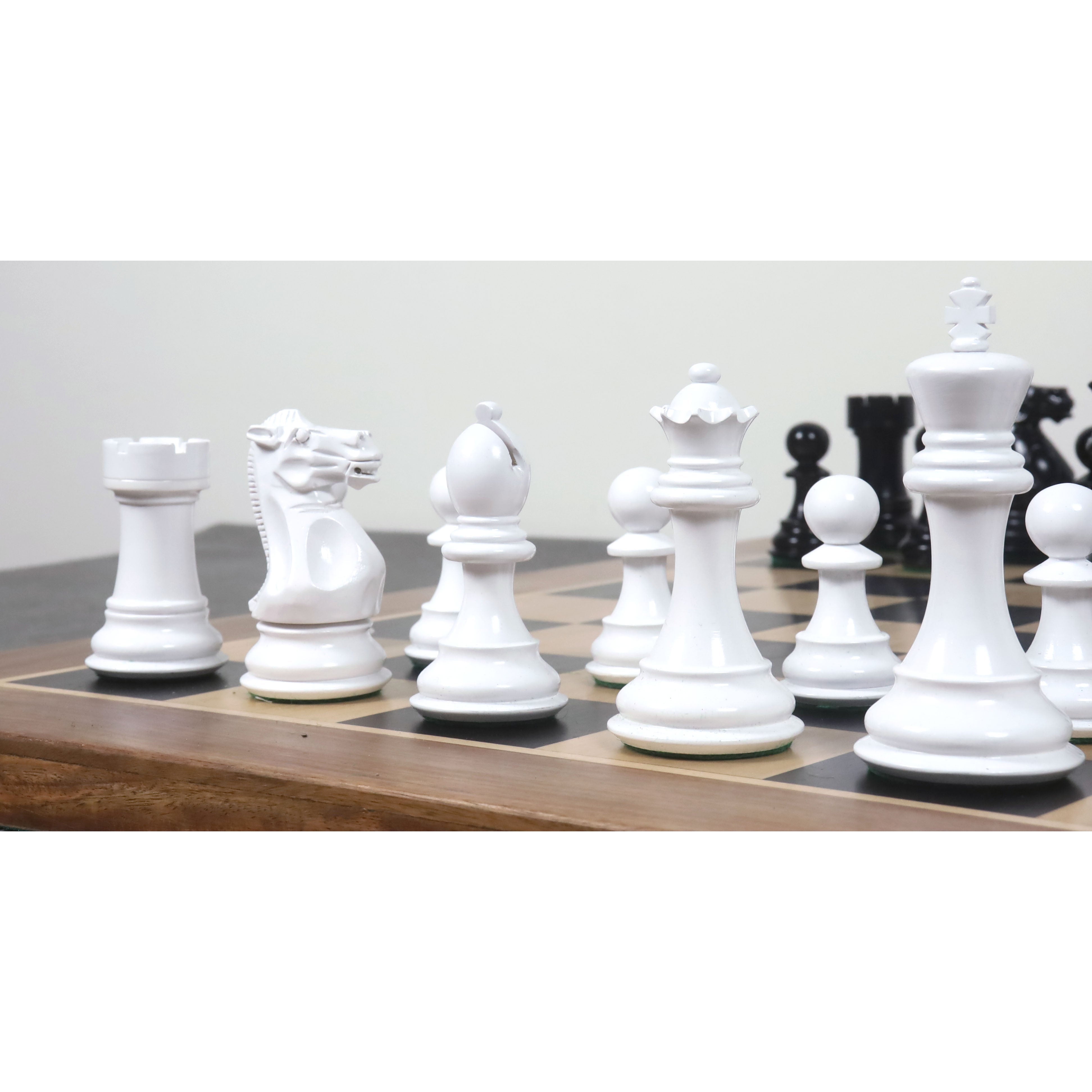 Pro Staunton Painted Boxwood 104mm Chess Pieces