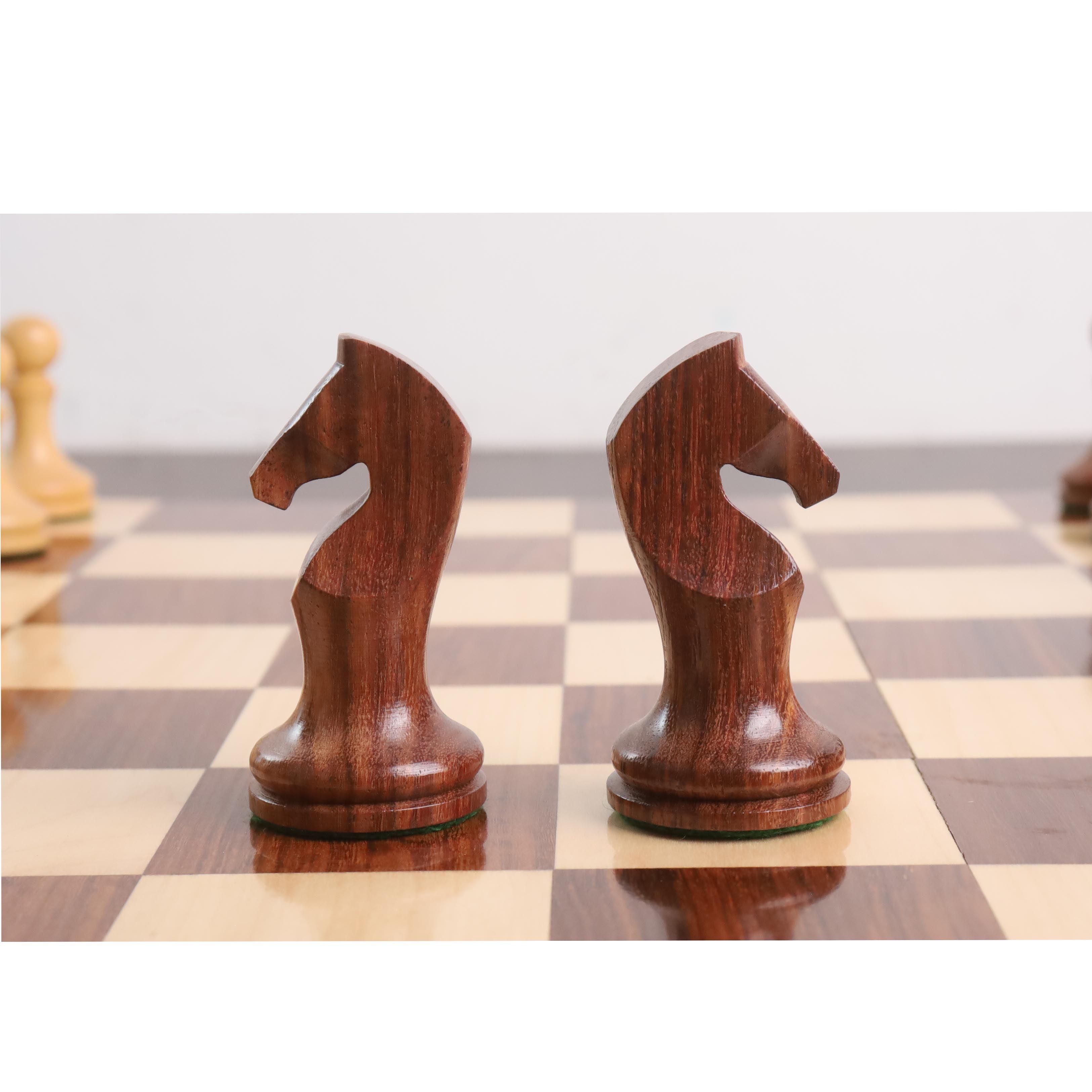 Knight and rook from the Golden Rosewood chessmen