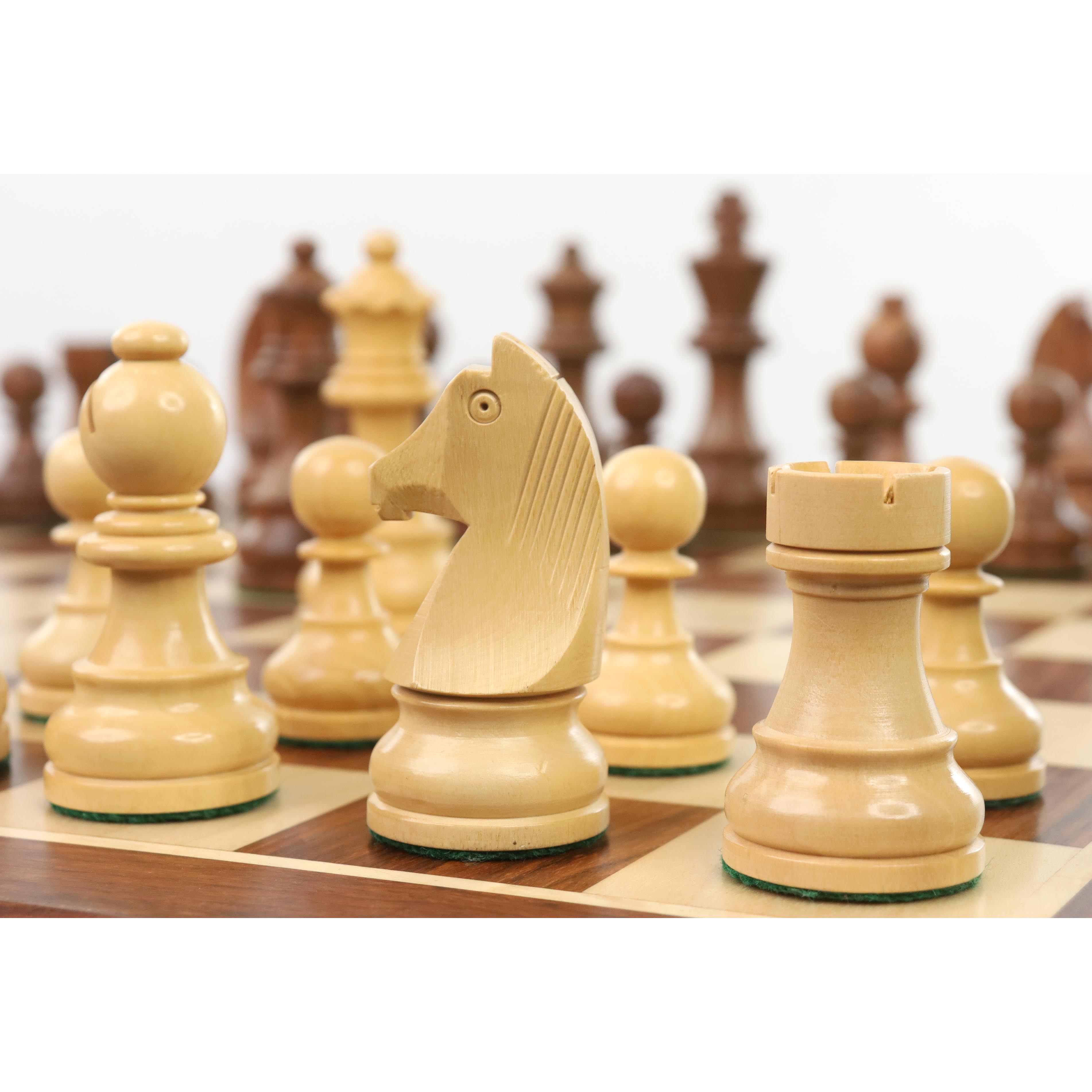 Knight and rook from the sheesham chessmen