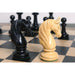 Bath Staunton chess pieces in ebony, 118mm king